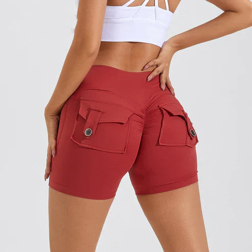 Louisa - Shorts mit hoher Taille und Hüftlifting-Effekt