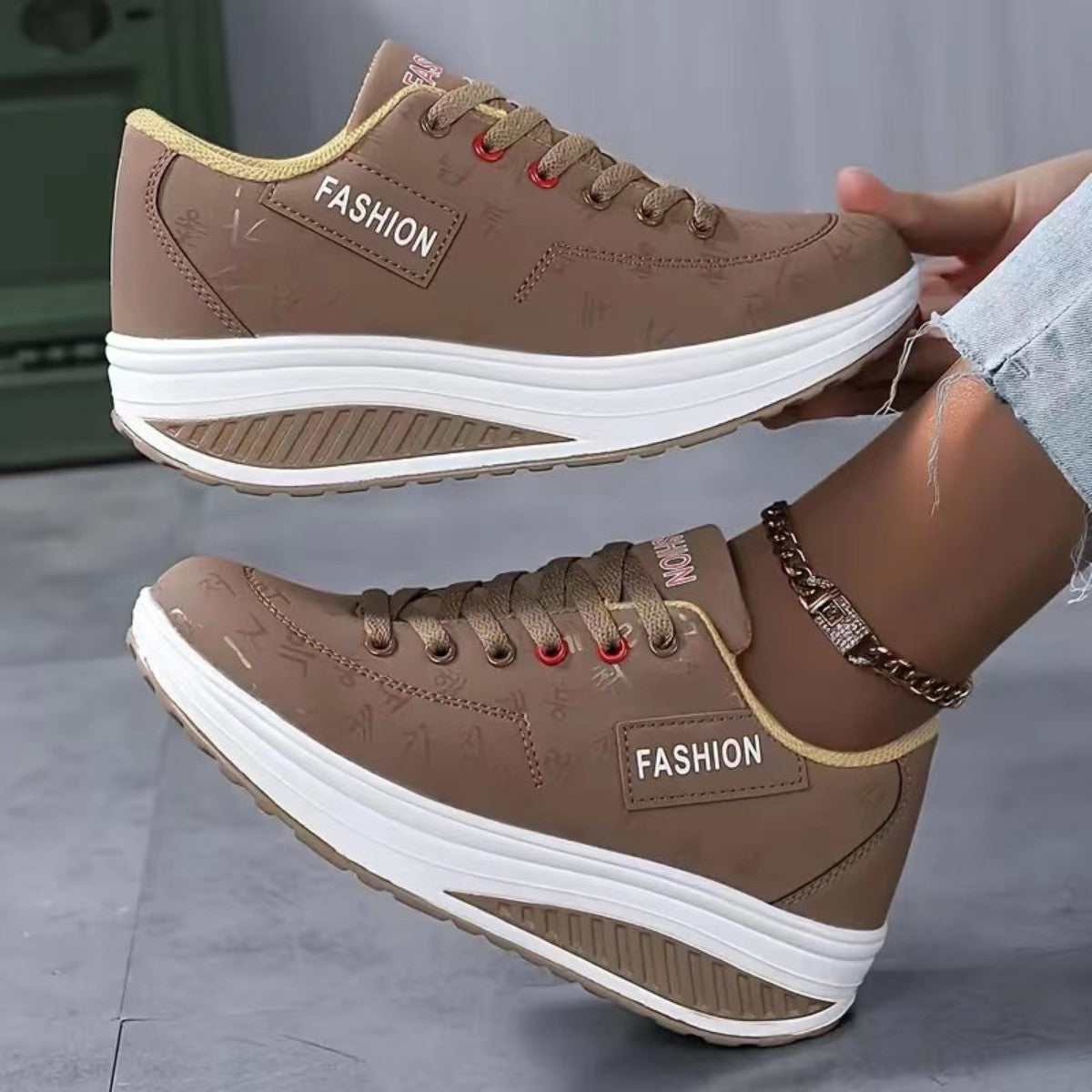 Sylvia - Wedge Sneakers für Frauen