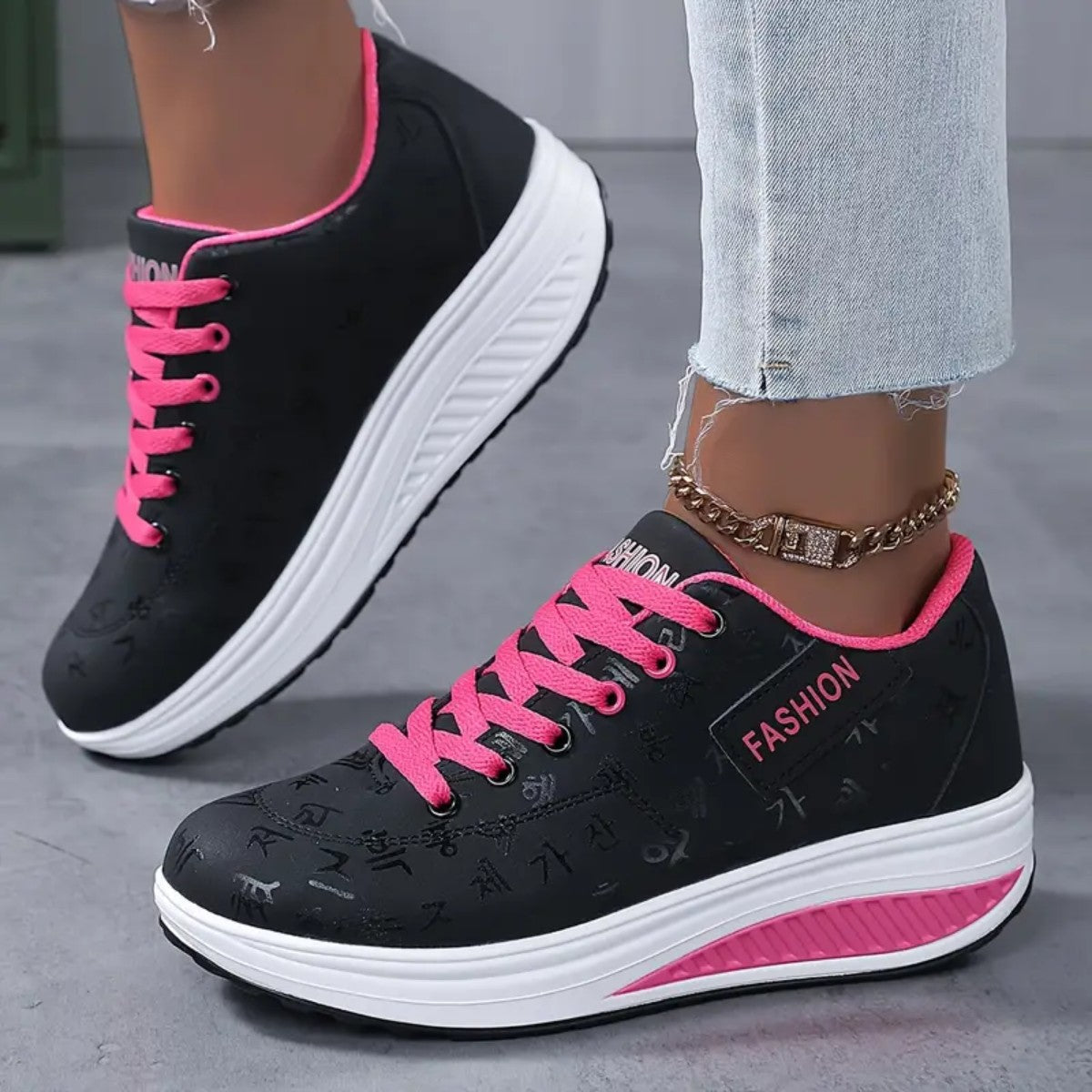 Sylvia - Wedge Sneakers für Frauen