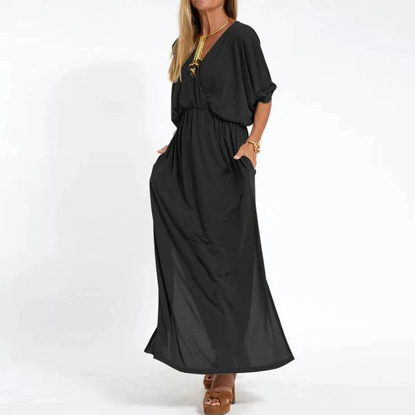 Lydia - Lockeres Boho-Maxikleid