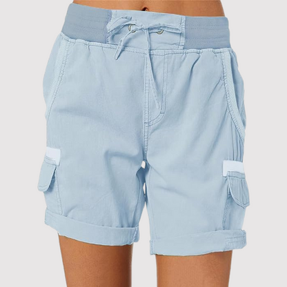 Olive - Cargo-Shorts für Frauen