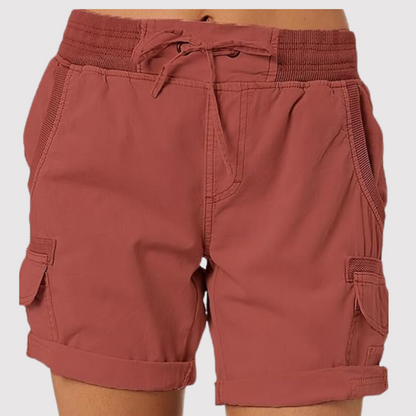 Olive - Cargo-Shorts für Frauen