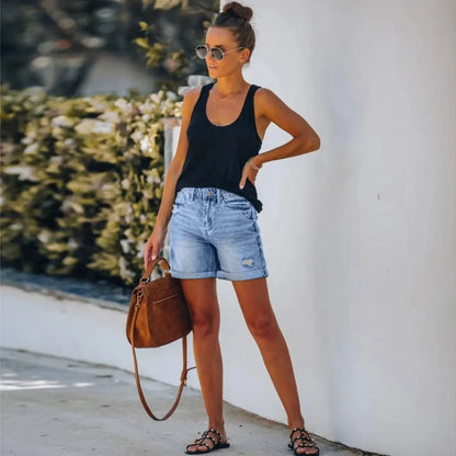 Anna - Denim-Shorts