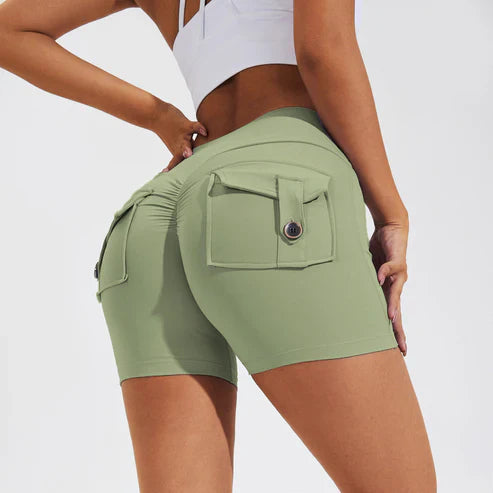 Louisa - Shorts mit hoher Taille und Hüftlifting-Effekt