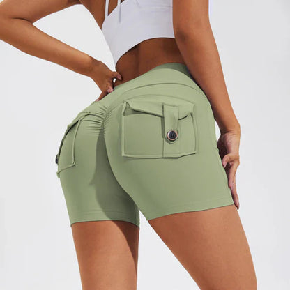 Louisa - Shorts mit hoher Taille und Hüftlifting-Effekt