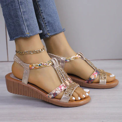 Dorcas - Strass-Sandalen