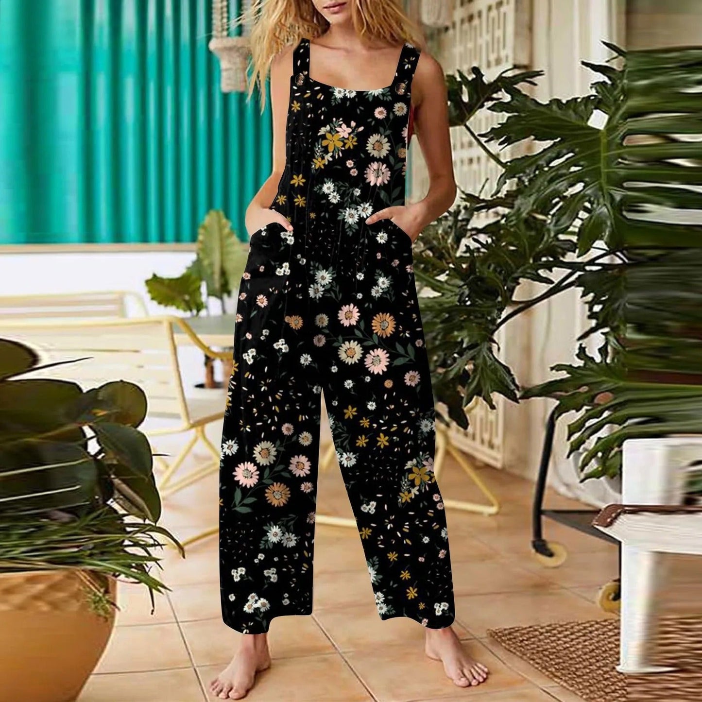 Henrietta - Jumpsuit mit Blumenmuster für Frauen