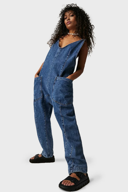 Sherica - Denim-Overall