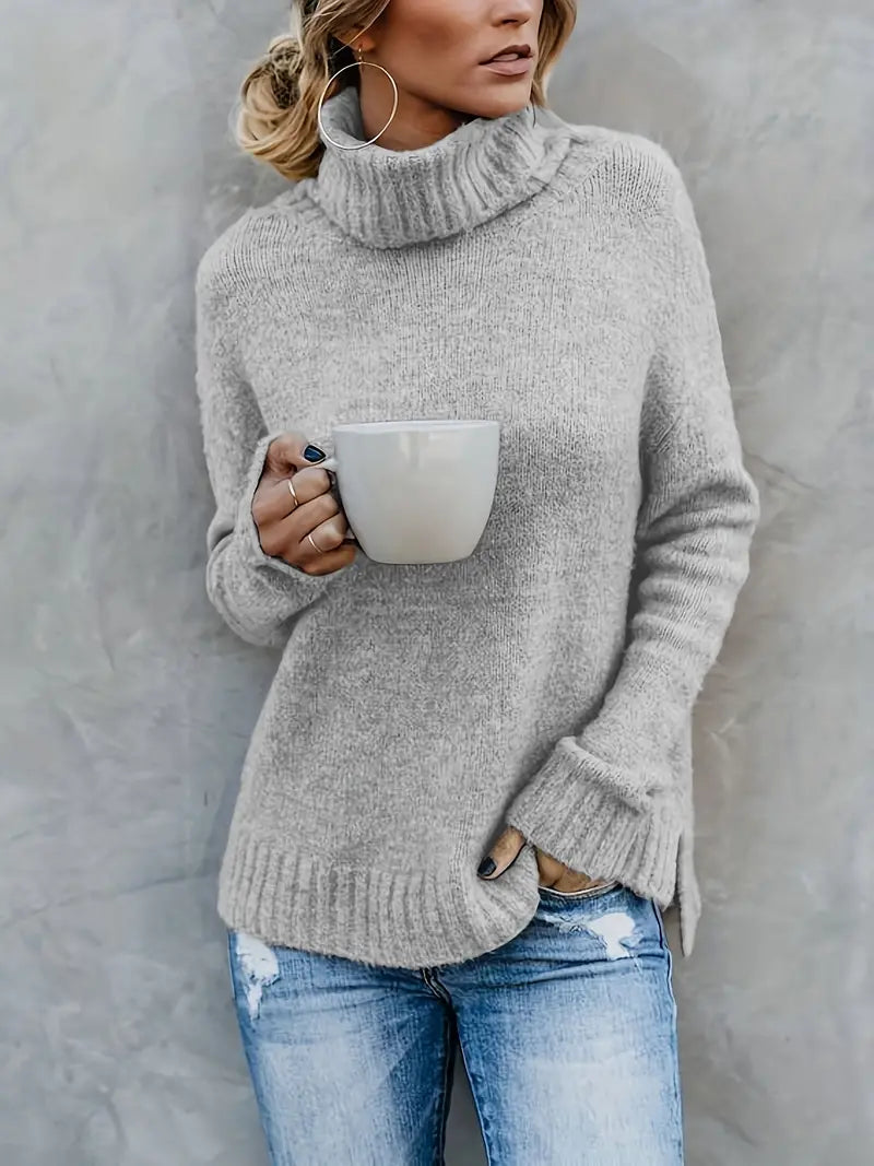 Clara - Pullover mit Rollkragenpullover