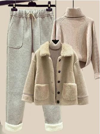 Iza - Damen Winter Warm Dreiteilige Sets